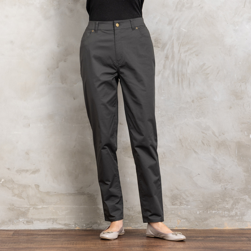 21号(6L~) コットンストレッチテーパードパンツ25