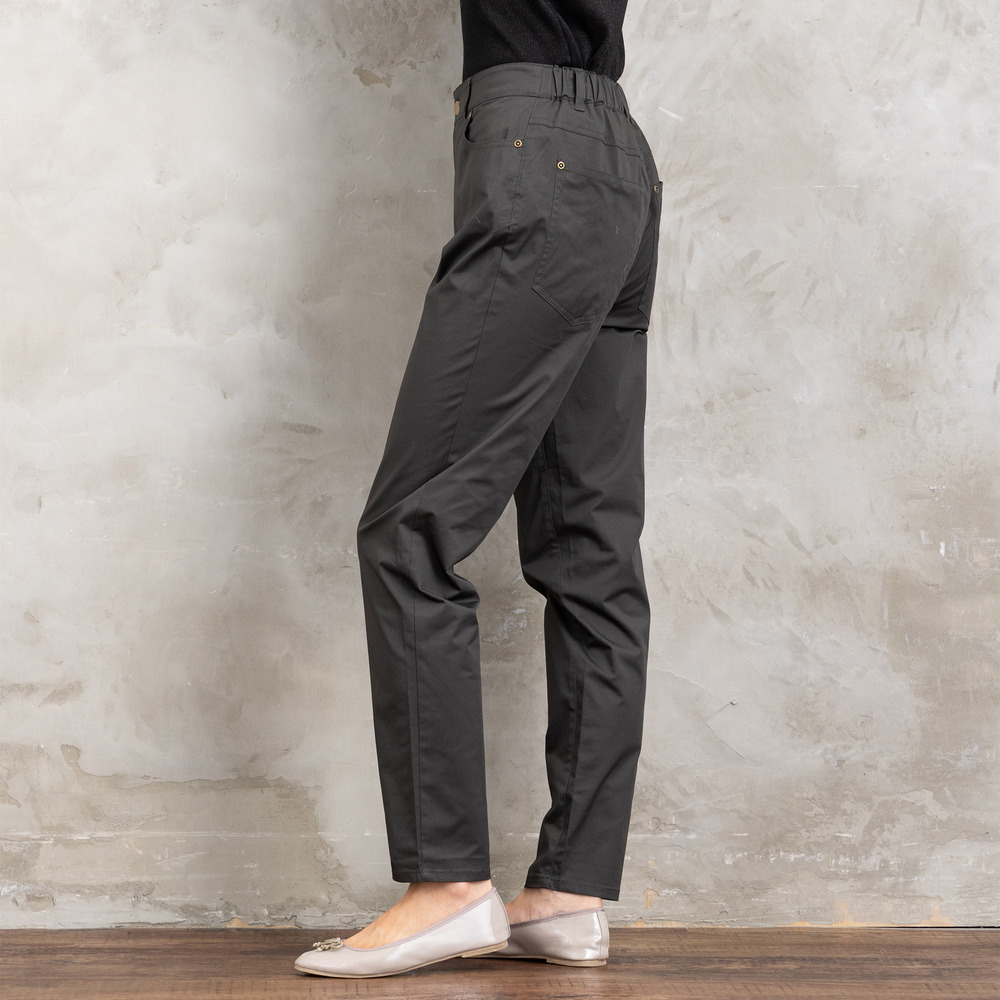 21号(6L~) コットンストレッチテーパードパンツ26