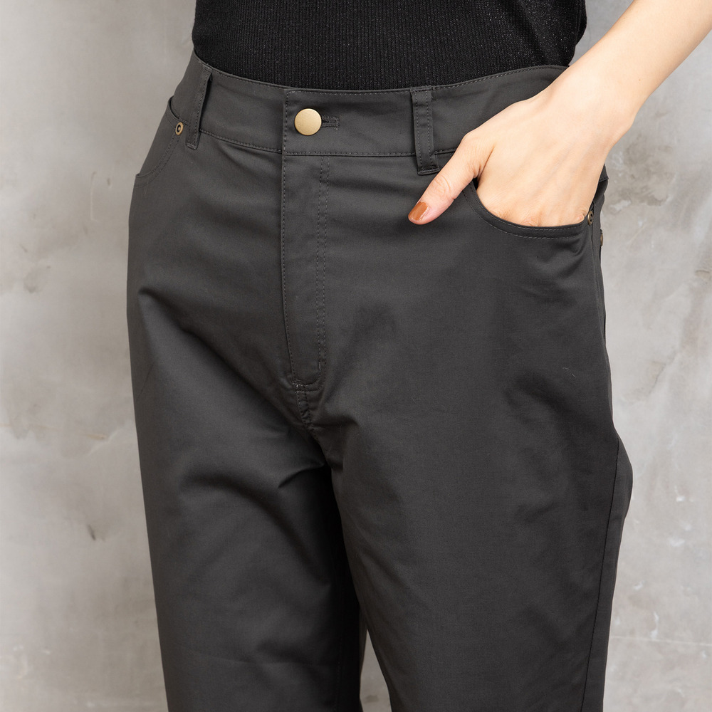 21号(6L~) コットンストレッチテーパードパンツ30