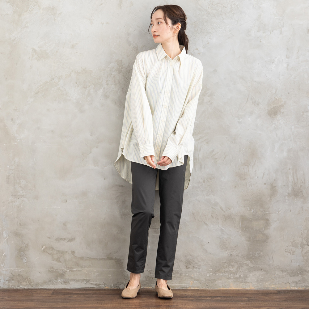 21号(6L~) コットンストレッチテーパードパンツ7