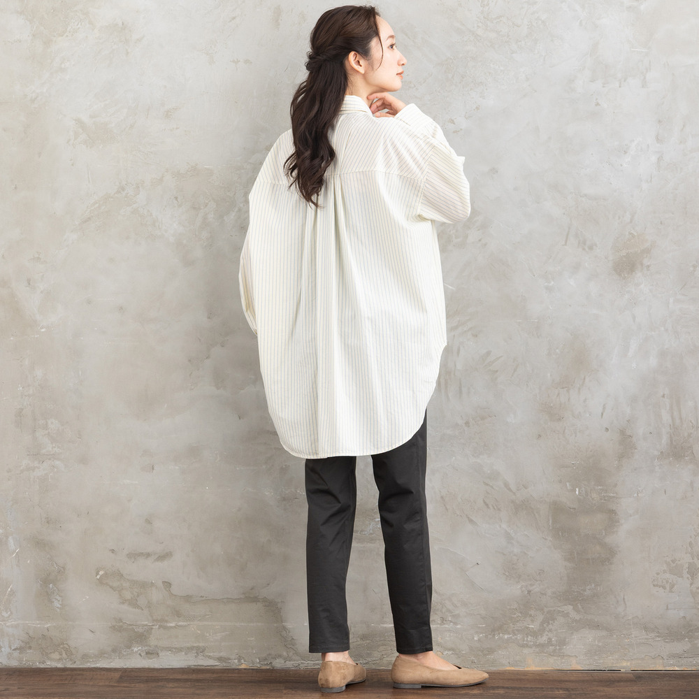 21号(6L~) コットンストレッチテーパードパンツ8