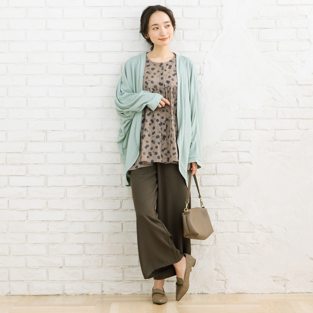 21号(6L~) 【COOL・UV・防シワ】スムースジョーゼットパンツ14