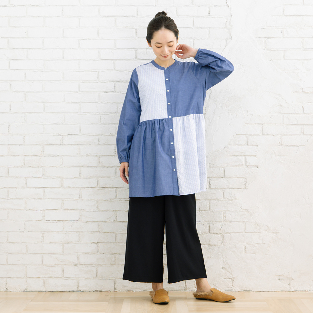 21号(6L~) 【COOL・UV・防シワ】スムースジョーゼットパンツ19