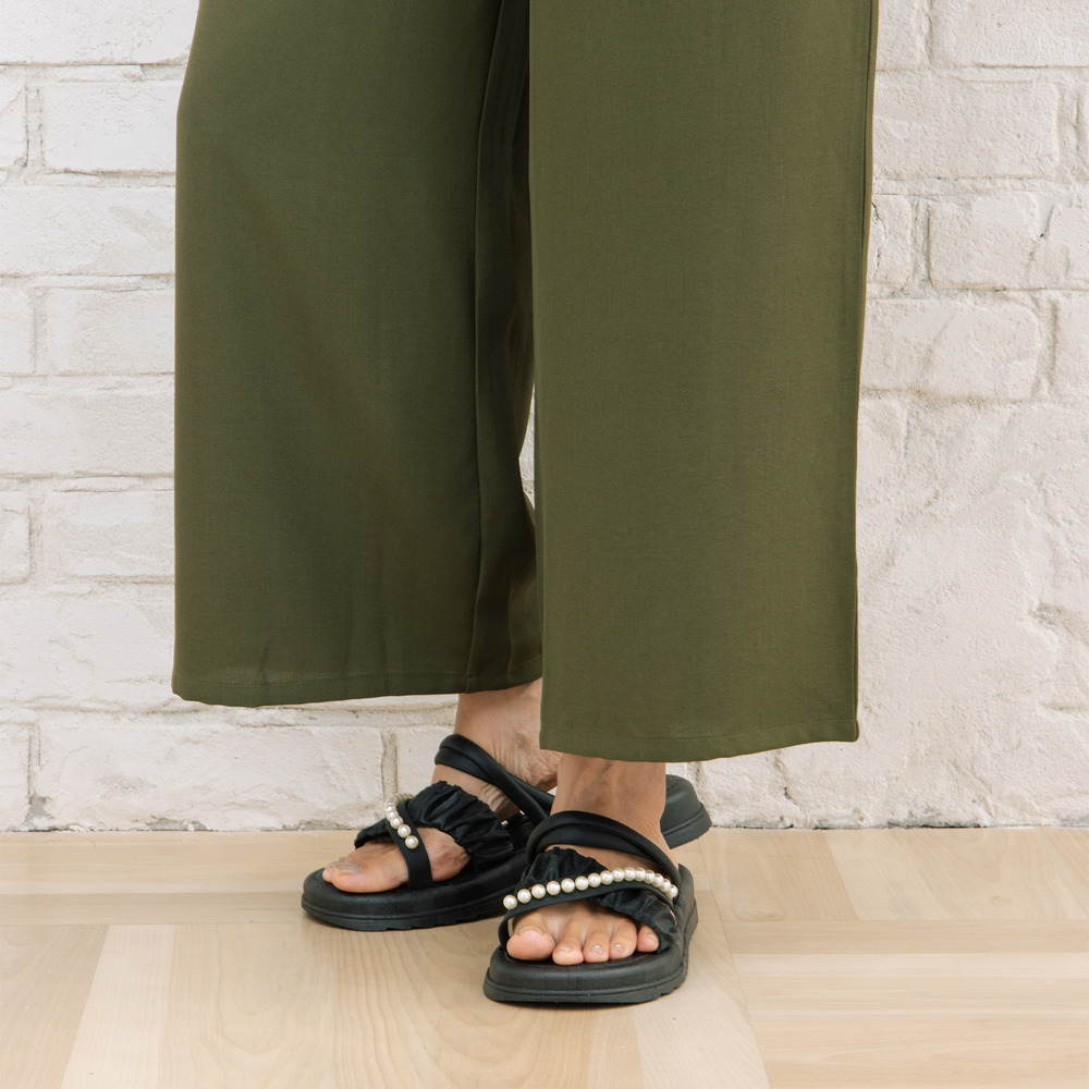 21号(6L~) 【COOL・UV・防シワ】スムースジョーゼットパンツ27