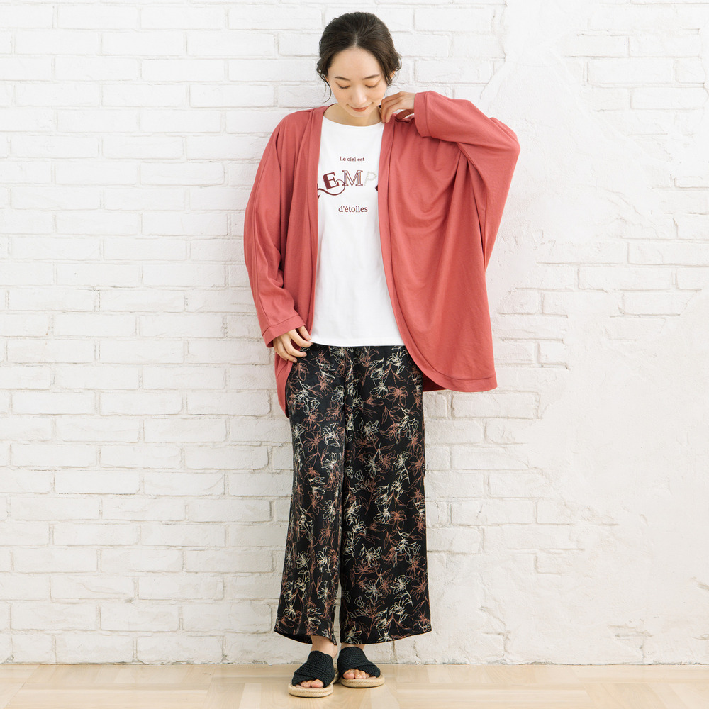 21号(6L~) 【接触冷感】ドルマンゆるカーディガン4