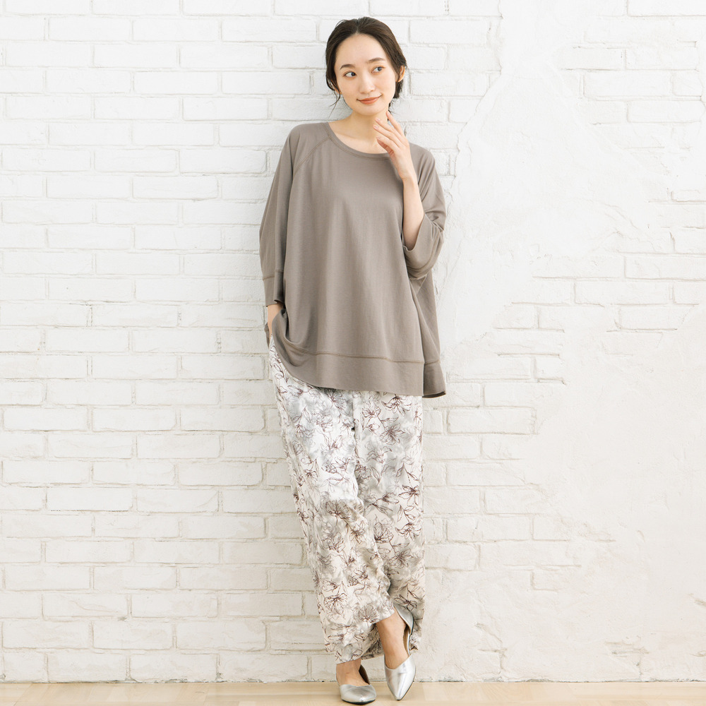 21号(6L~) 【接触冷感】ラグランカットソー2