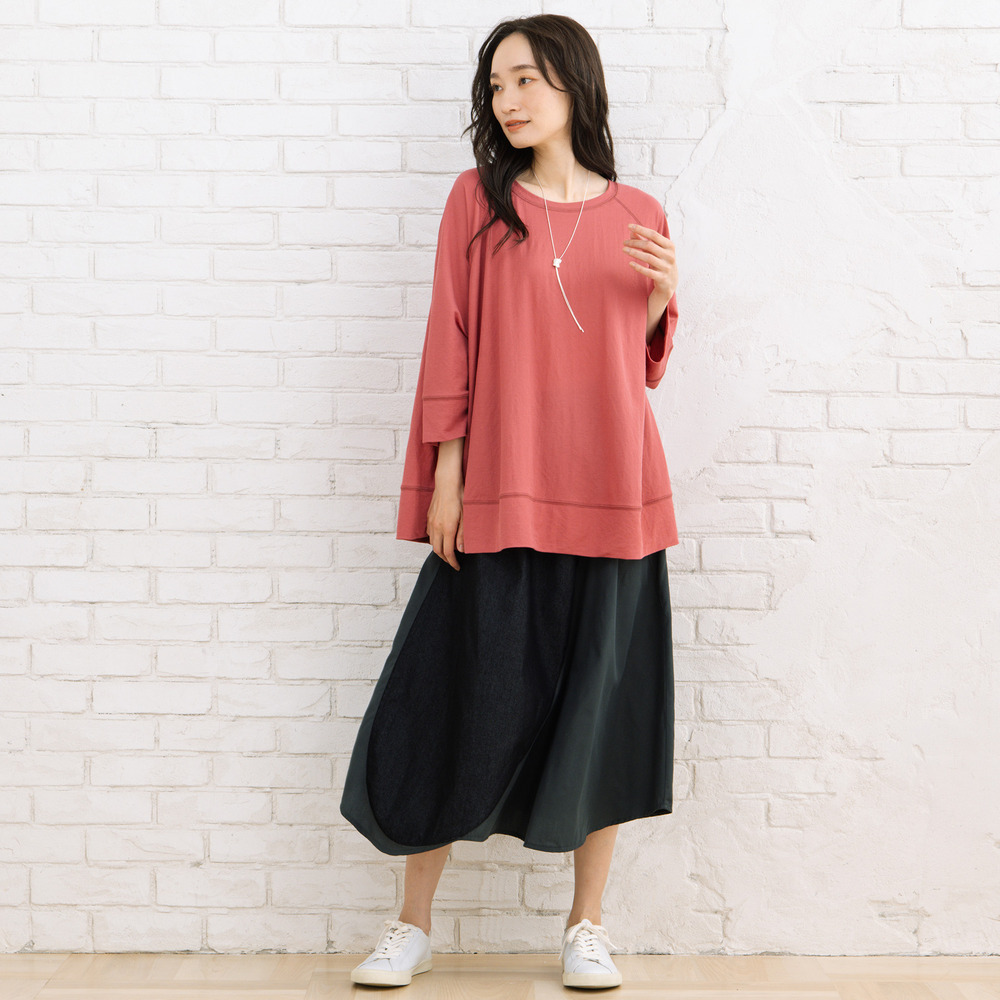 21号(6L~) 【接触冷感】ラグランカットソー7