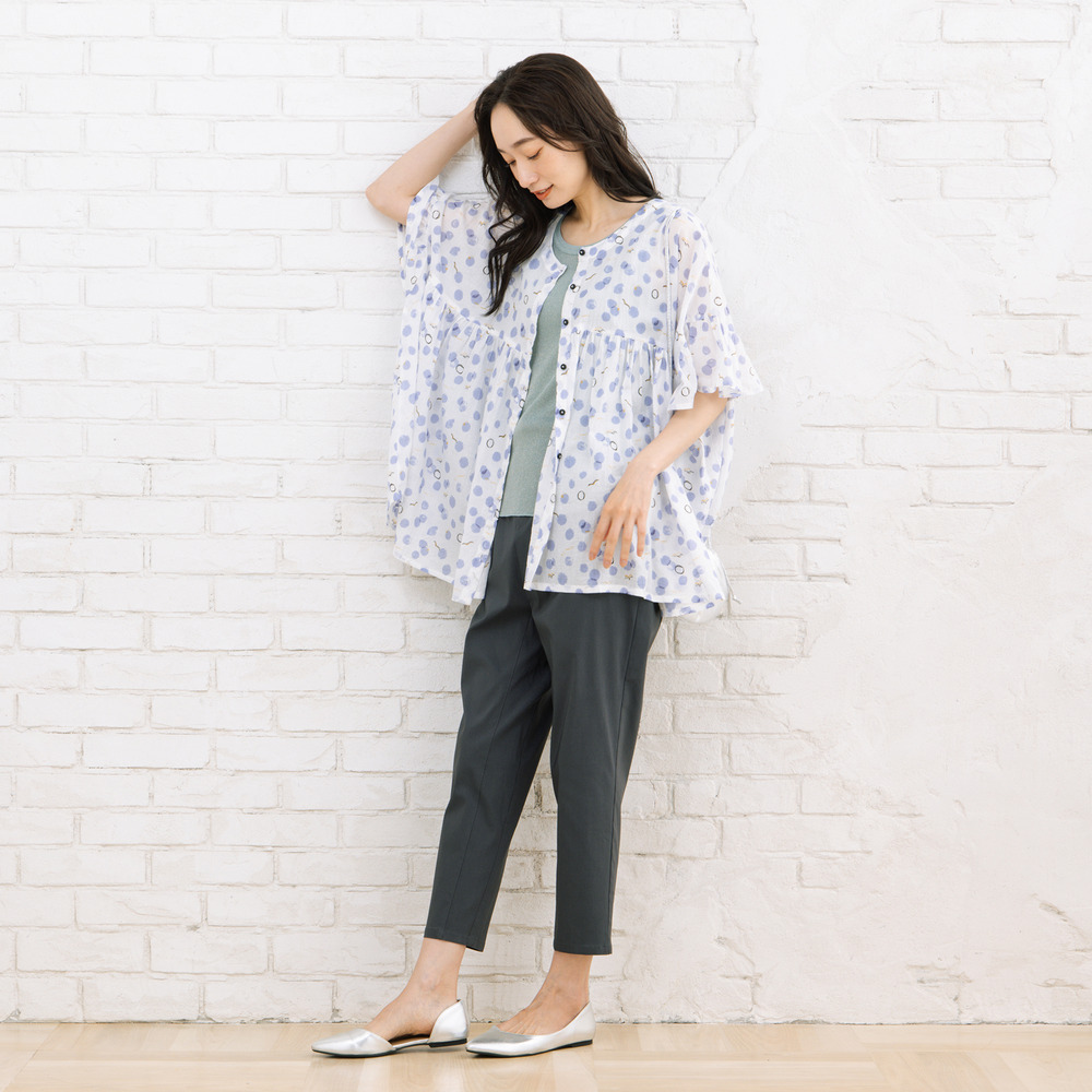 21号(6L~) ドライハイテンションテーパードパンツ2