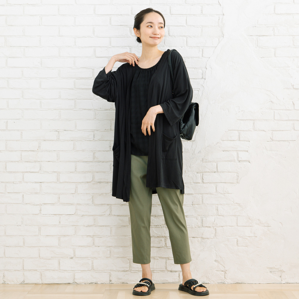 21号(6L~) ドライハイテンションテーパードパンツ8