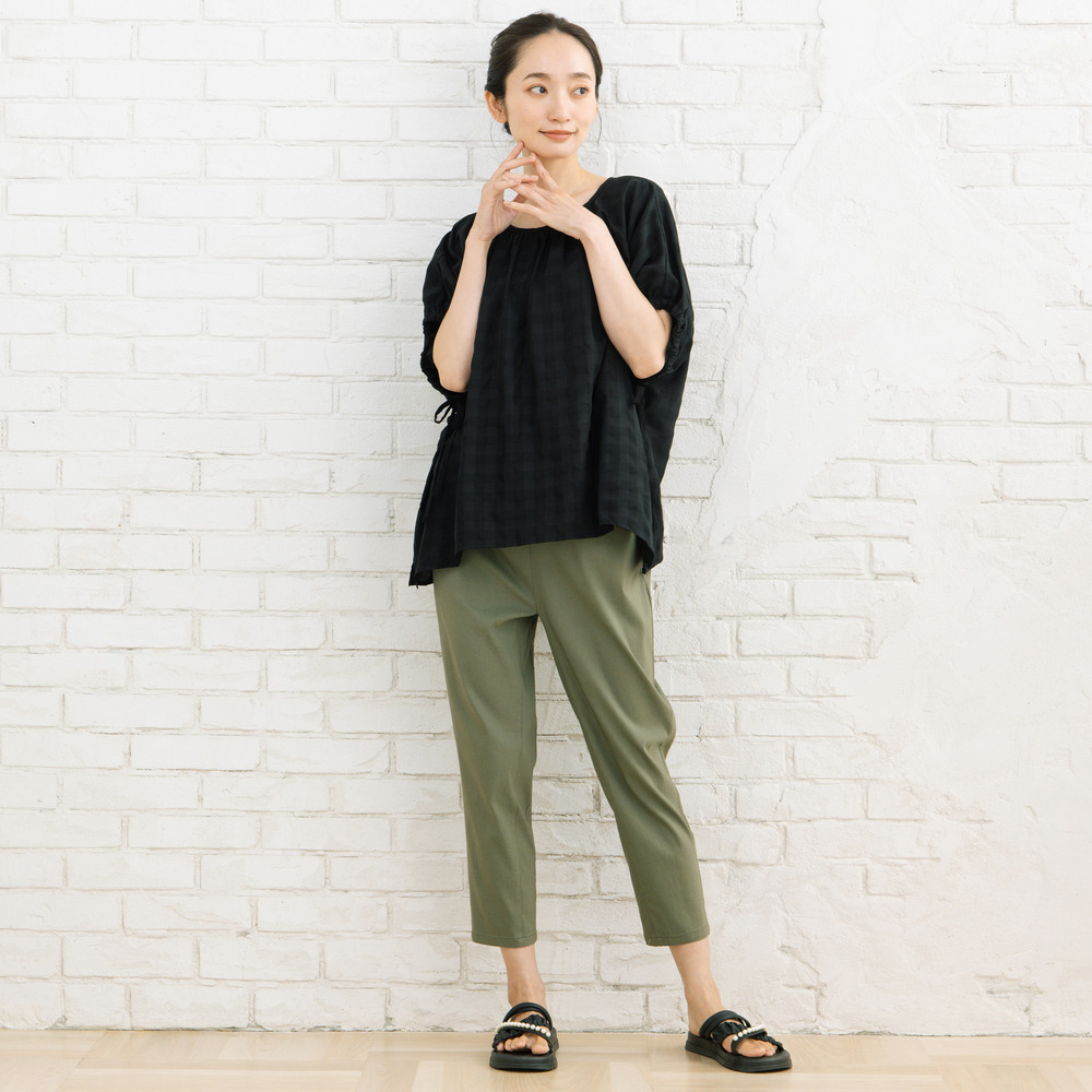 21号(6L~) ドライハイテンションテーパードパンツ9