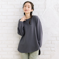 【UV・吸汗速乾】ラウンドクルーネックプルオーバー