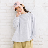 【sabstreet bis】【web限定】 コードエンブロイダリープルオーバー