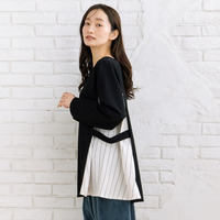 【sabstreet bis】【web限定】 サイド切り替えプルオーバー