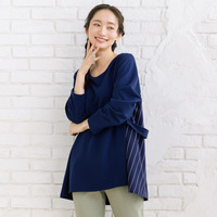 【sabstreet bis】【web限定】 サイド切り替えプルオーバー