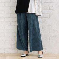 【sabstreet bis】【web限定】 ベロアプリーツパンツ