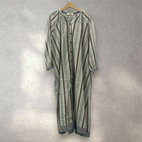 ドットストライププリントワンピース