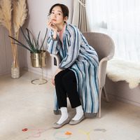 ドットストライププリントワンピース