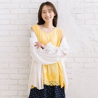 【抗菌・防臭】裾レースタンクトップ