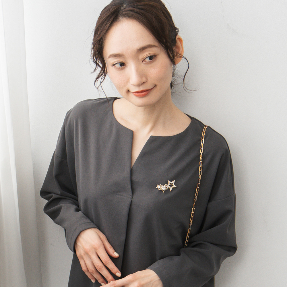 スタービジューブローチ6