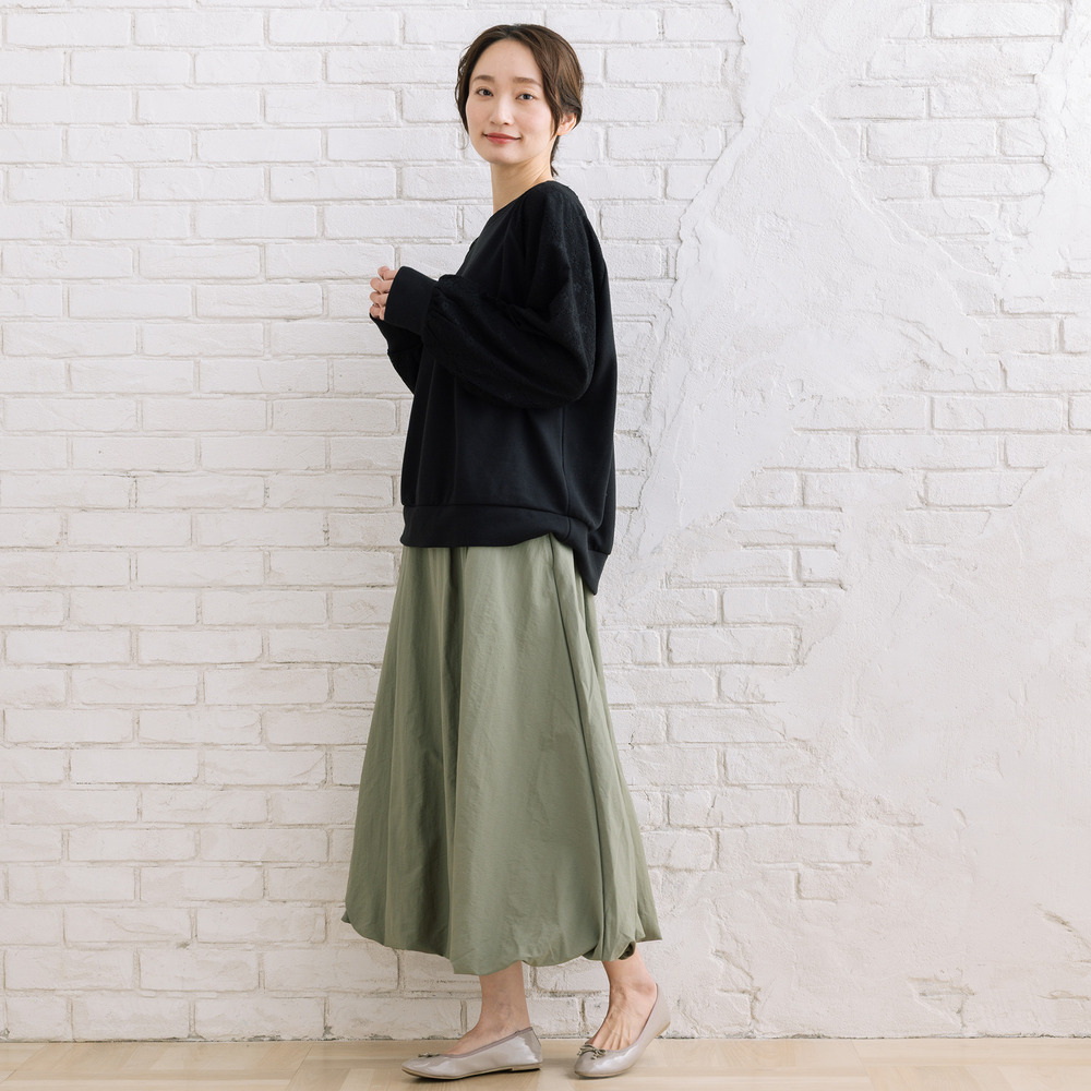 【sabstreet bis】【web限定】 レースドッキングダンボールスウェット8