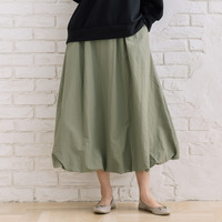 【sabstreet bis】【web限定】 ナイロンバルーンスカート