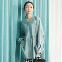 シルキーローンピンタックチュニック