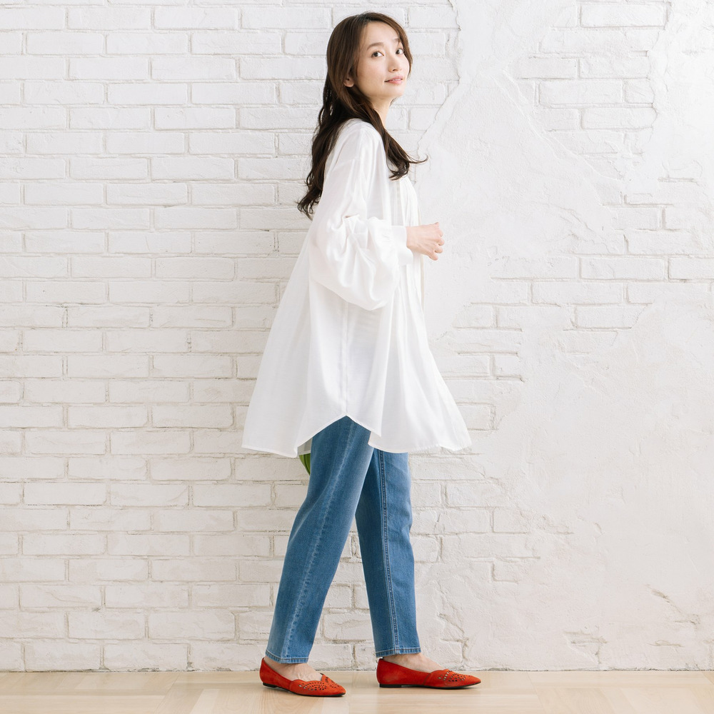 21号(6L~) シルキーローンピンタックチュニック8