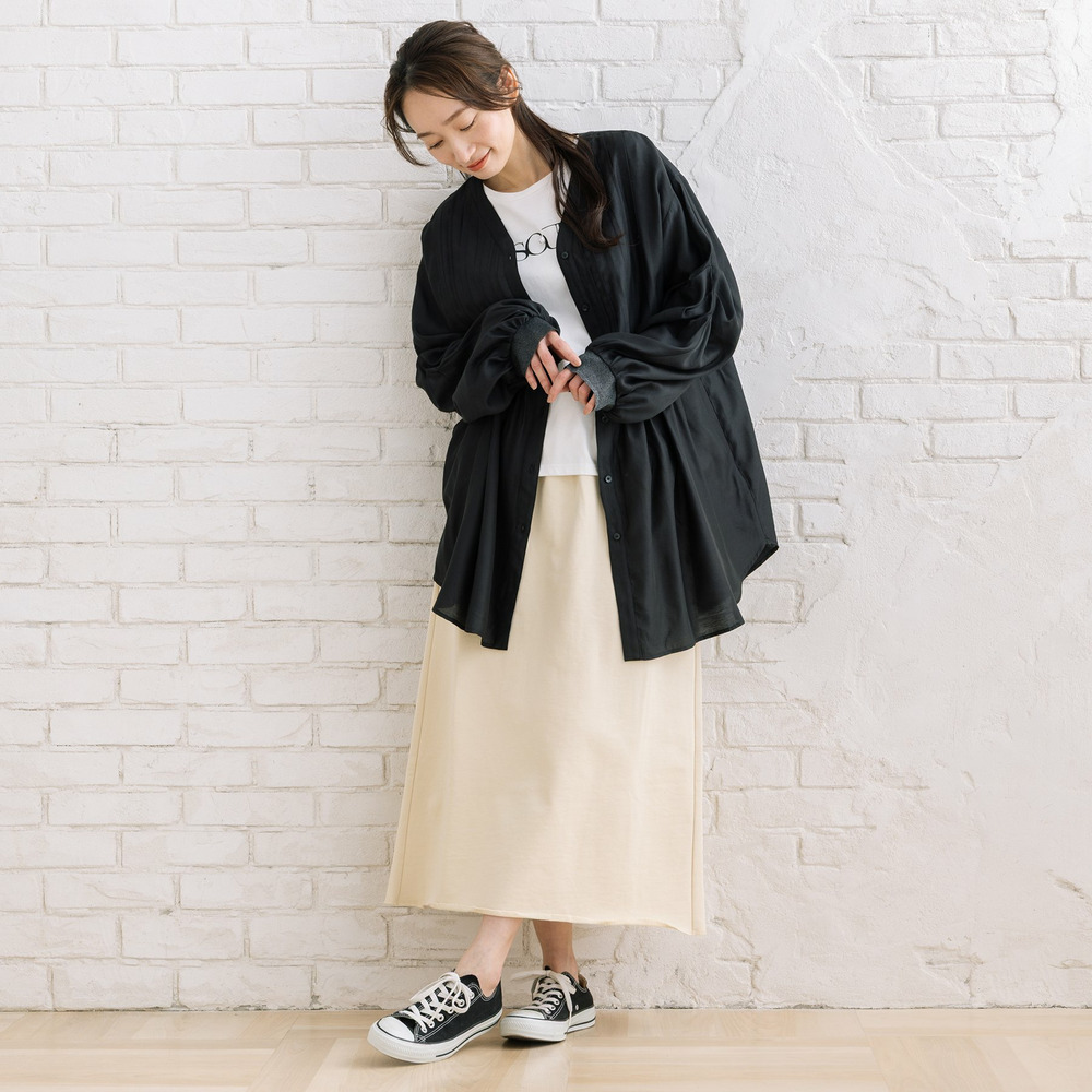 21号(6L~) シルキーローンピンタックチュニック9