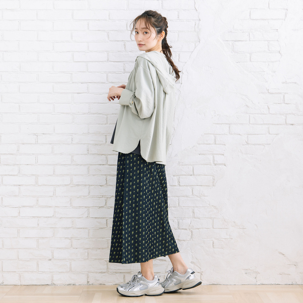 21号(6L~) フラワージャカードデニムスカート10