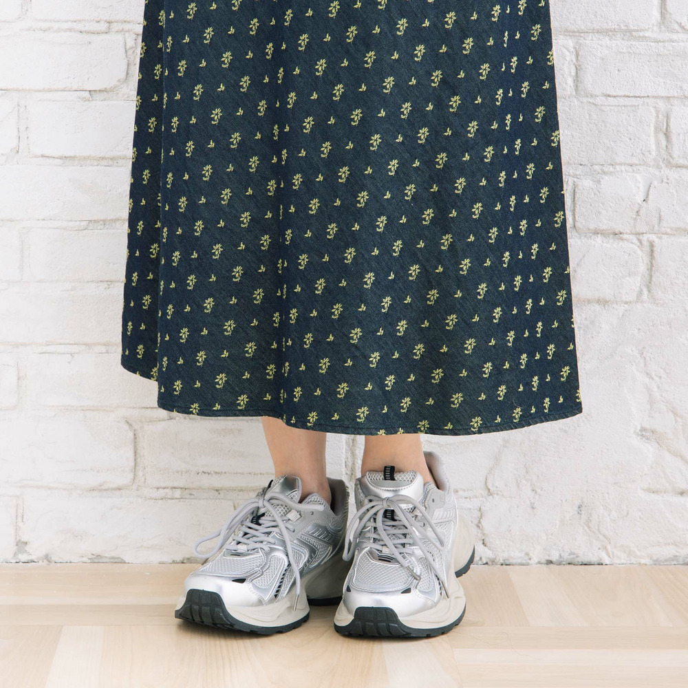 21号(6L~) フラワージャカードデニムスカート17