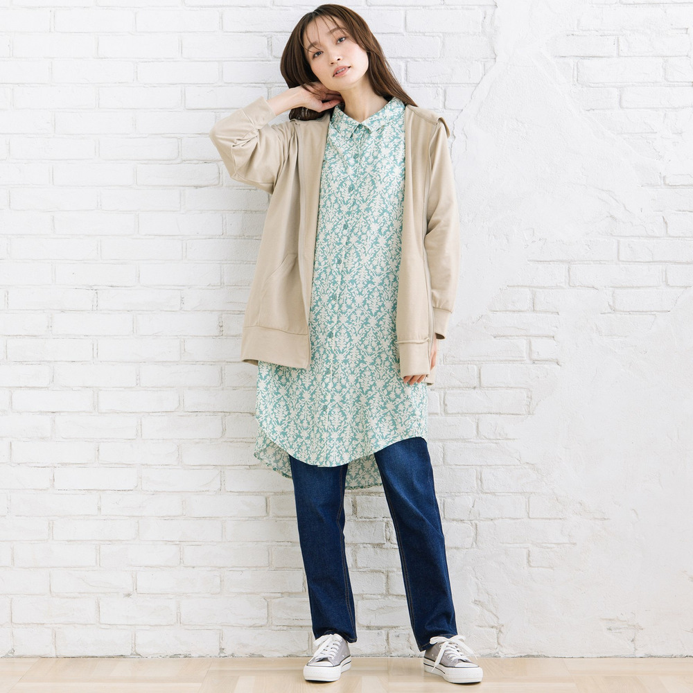 【sabstreet bis】【web限定】 アソートプリントシャツワンピース1