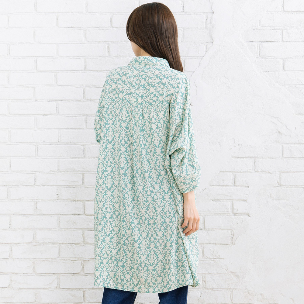 【sabstreet bis】【web限定】 アソートプリントシャツワンピース12