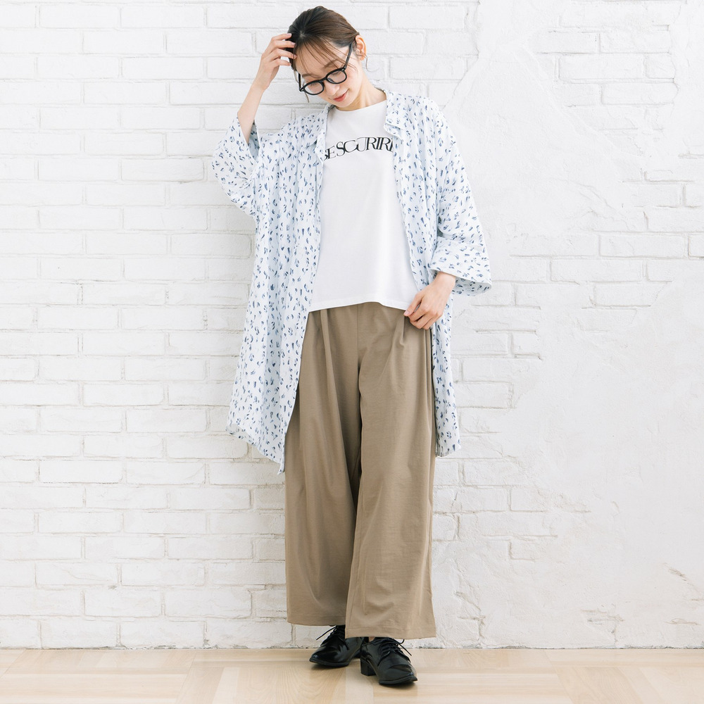 【sabstreet bis】【web限定】 アソートプリントシャツワンピース6