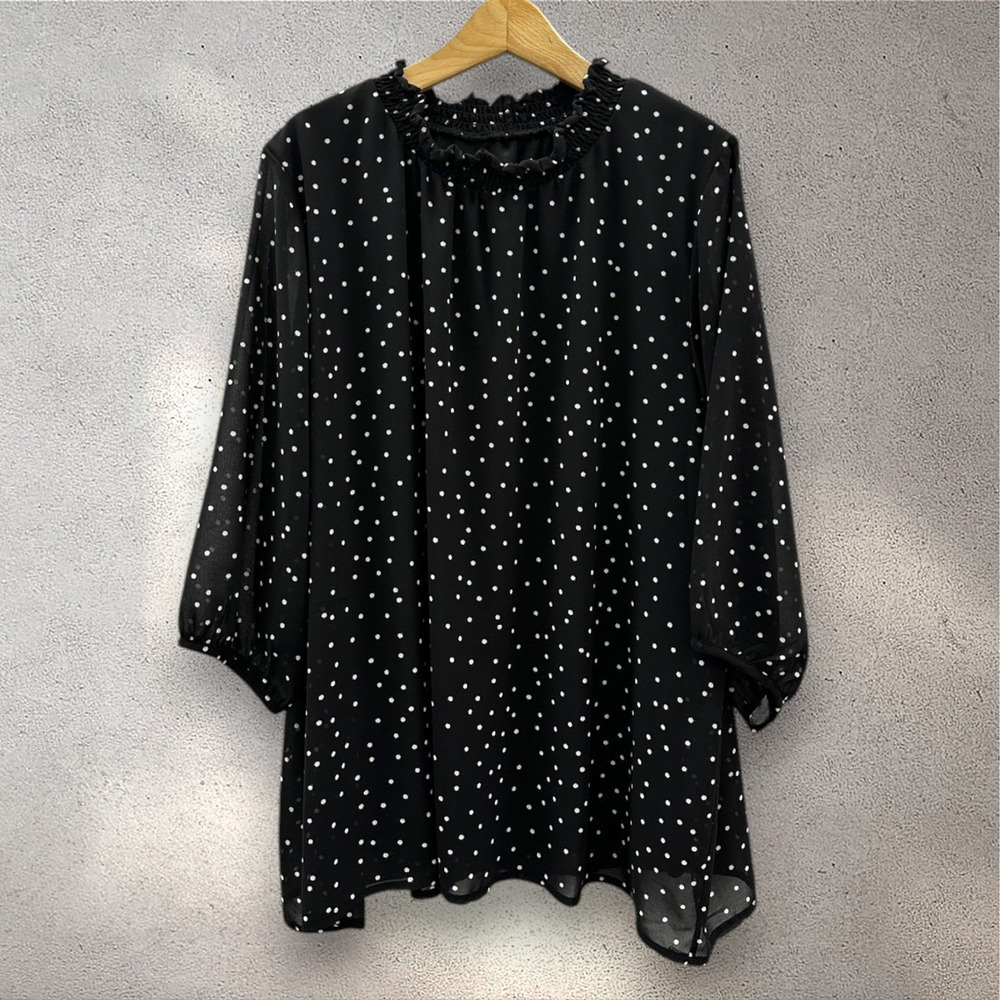 【sabstreet bis】【web限定】 アソートプリントシフォンブラウス