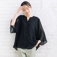 【sabstreet bis】【web限定】 楊柳フレアスリーブブラウス