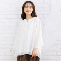 【sabstreet bis】【web限定】 楊柳フレアスリーブブラウス