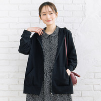 【sabstreet bis】【web限定】 【吸水速乾】裏毛ジップパーカー