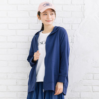 【sabstreet bis】【web限定】 【吸水速乾】裏毛ジップパーカー