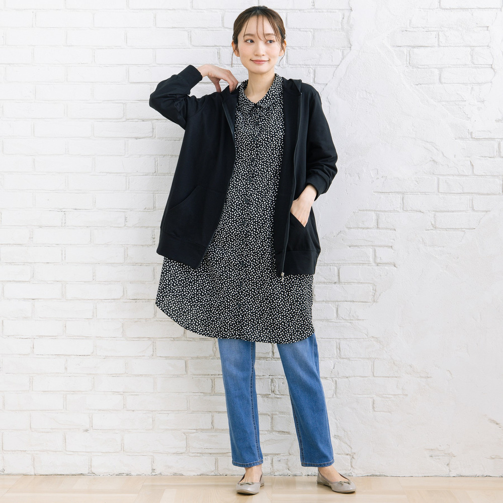 【sabstreet bis】【web限定】 【吸水速乾】裏毛ジップパーカー11