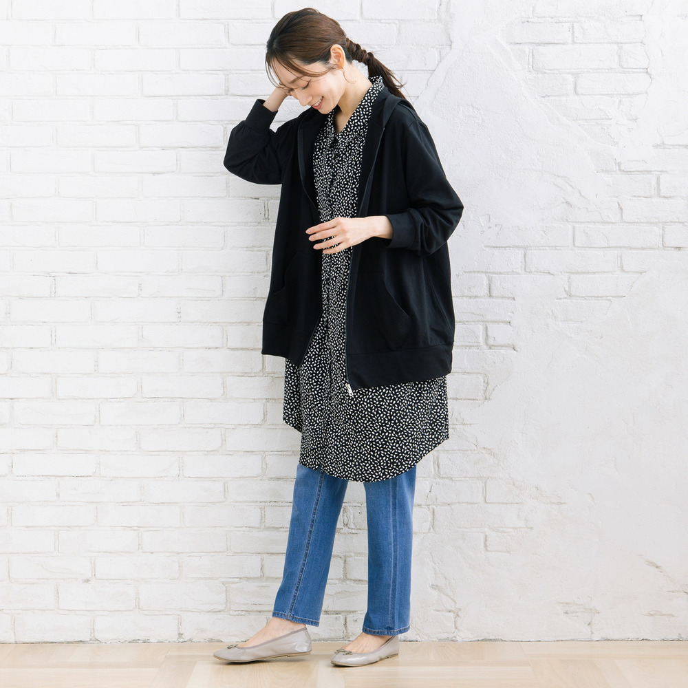 【sabstreet bis】【web限定】 【吸水速乾】裏毛ジップパーカー12