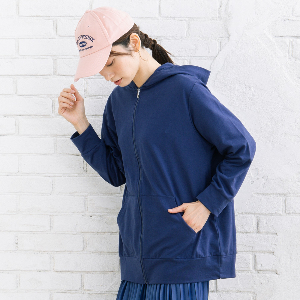 【sabstreet bis】【web限定】 【吸水速乾】裏毛ジップパーカー14