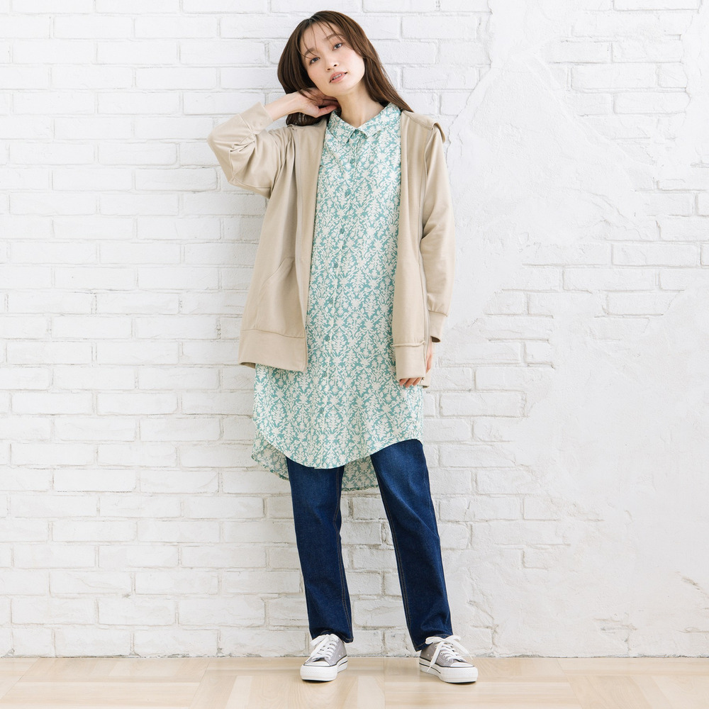 【sabstreet bis】【web限定】 【吸水速乾】裏毛ジップパーカー3