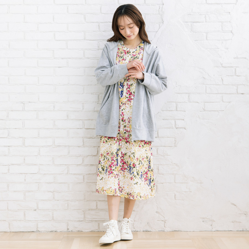 【sabstreet bis】【web限定】 【吸水速乾】裏毛ジップパーカー4