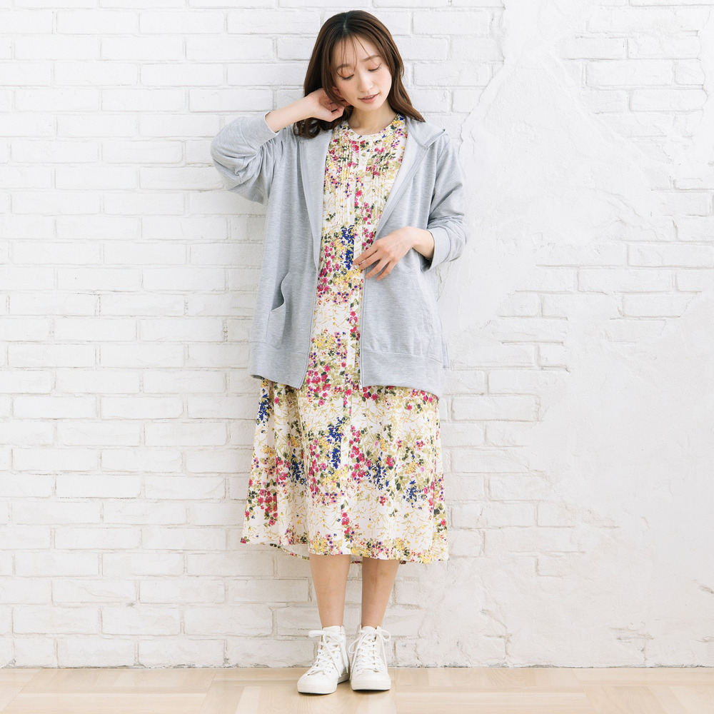 【sabstreet bis】【web限定】 【吸水速乾】裏毛ジップパーカー5