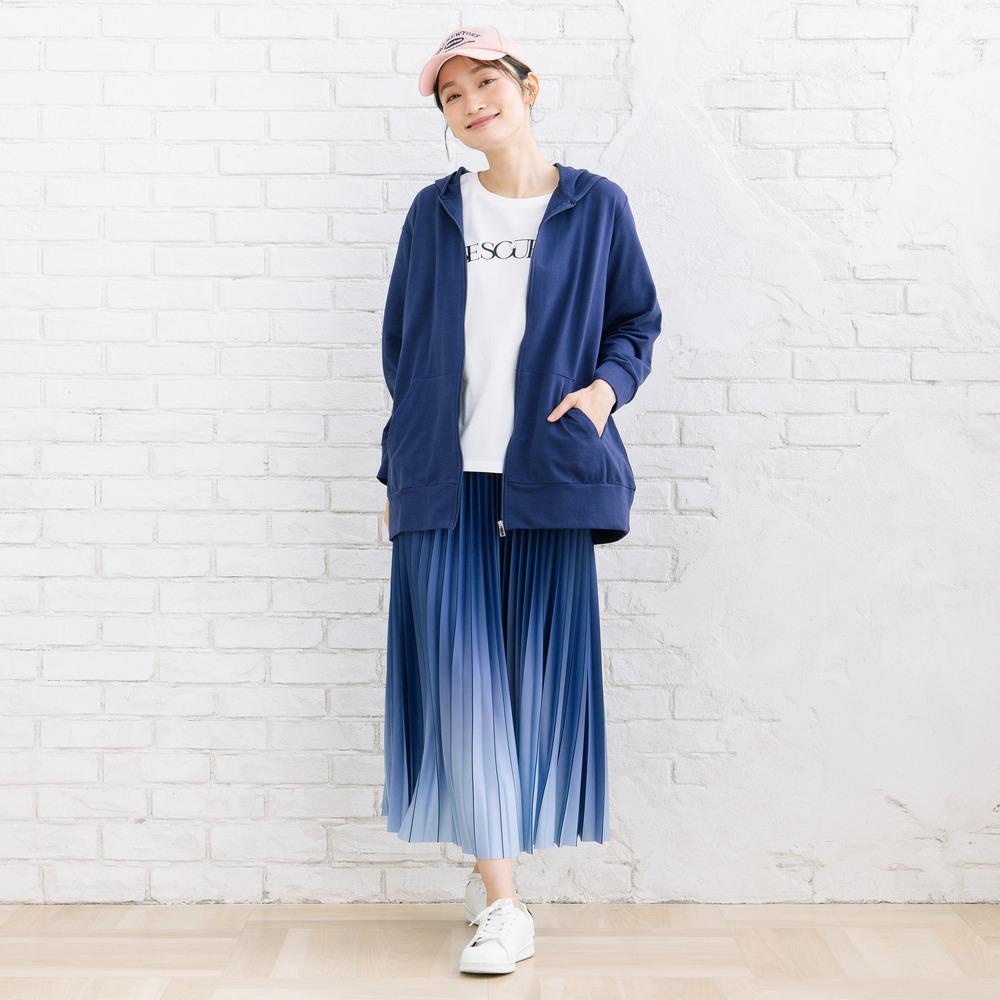 【sabstreet bis】【web限定】 【吸水速乾】裏毛ジップパーカー8