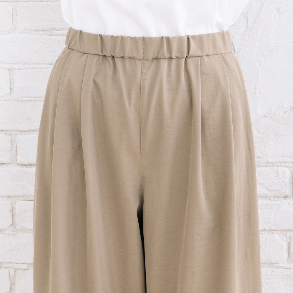 【sabstreet bis】【web限定】 ストレッチタックワイドパンツ17