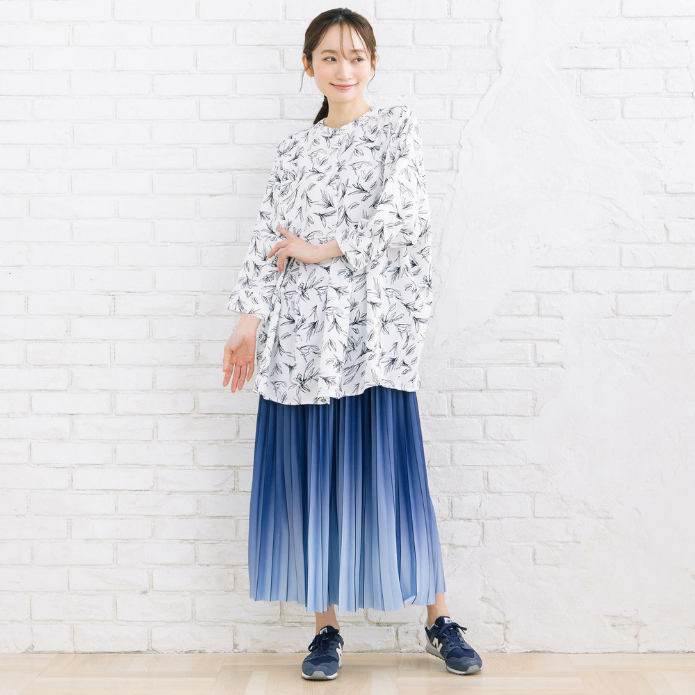 【sabstreet bis】【web限定】 ウエストタックジョーゼットブラウス7