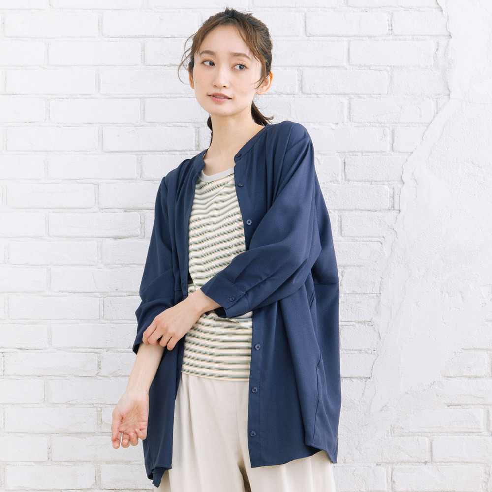 【sabstreet bis】【web限定】 ウエストタックジョーゼットブラウス1