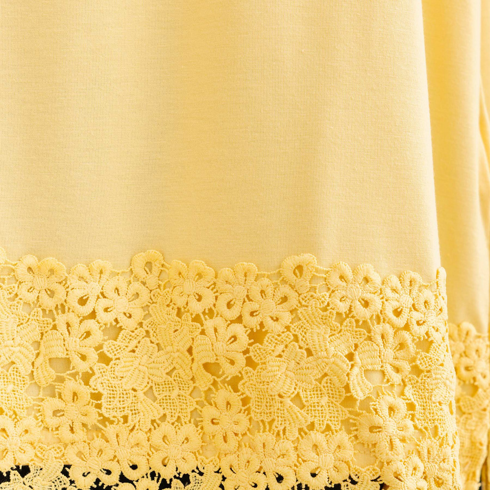 21号(6L~) 【抗菌・防臭】裾レースタンクトップ24