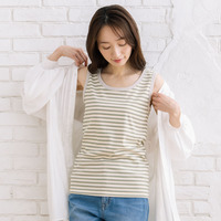 ボーダーテレコタンクトップ